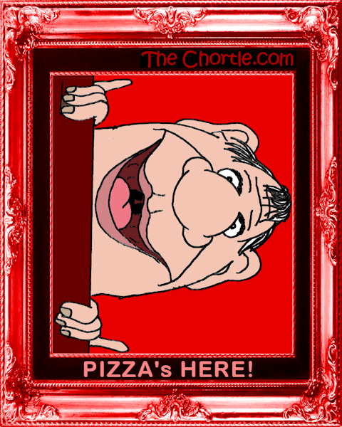 Pizza's here!