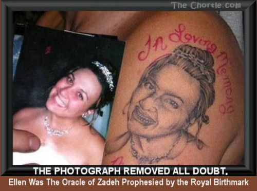 The photograph removed all doubt.&nbsp;Ellen was the Oracle of Zadeh prophesisied by the royal birthmark
