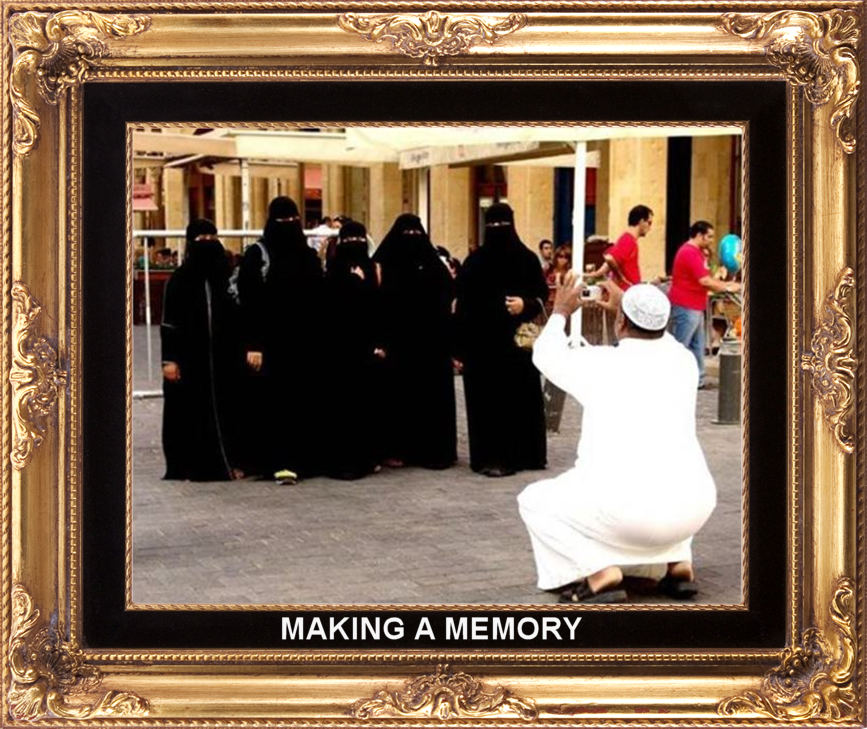 Making a memory.