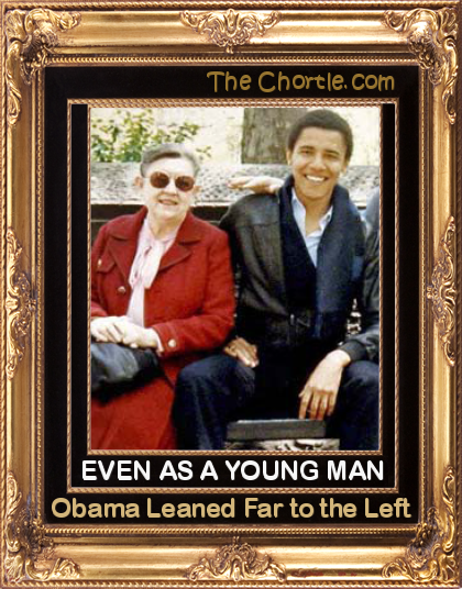 Even as a young man, Obama leaned far to the left.