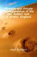 Memoirs and Private Correspondence of the Rev. Robert Hall, of Bristol, England